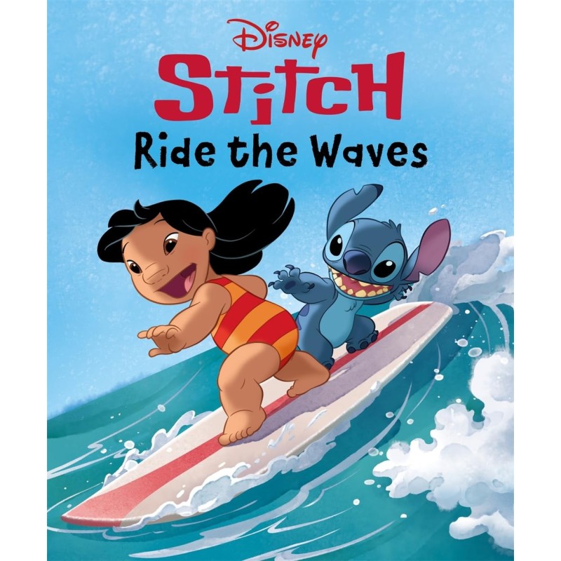 Stitch Ride the Waves Picture Book