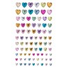 Adhesive Stones Mixed Hearts (Pack of 84)