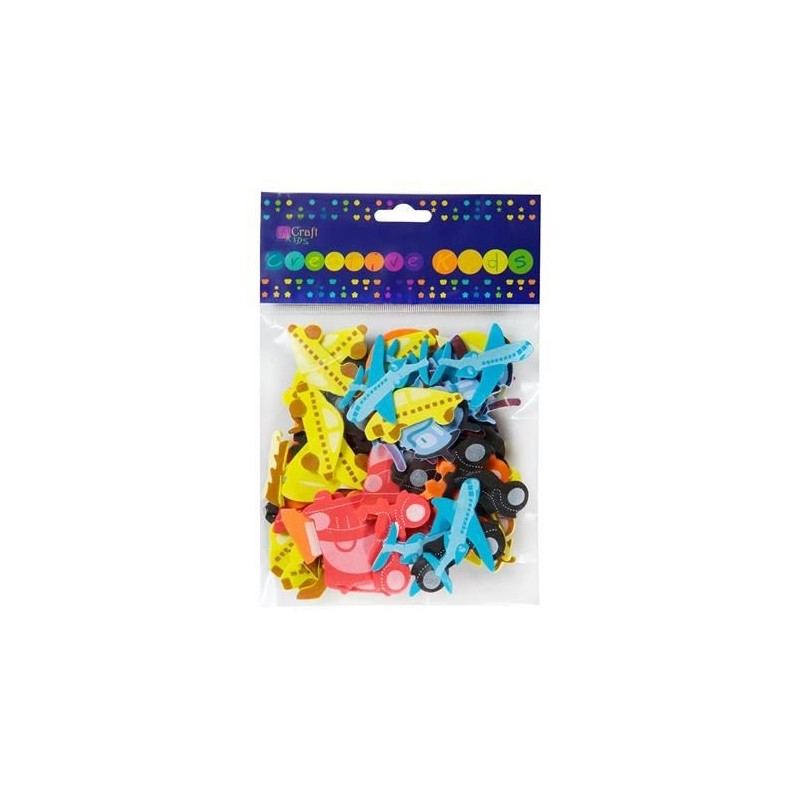 Transport Foam Shapes (Pack of 53)