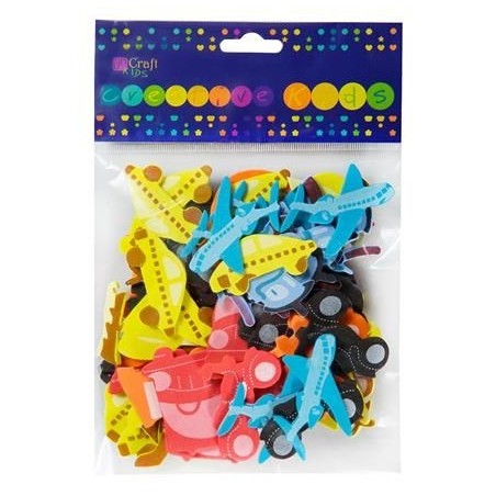 Transport Foam Shapes (Pack of 53)
