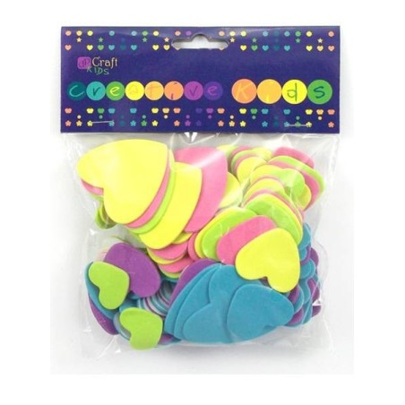 Heart Foam Shapes (Pack of 120)