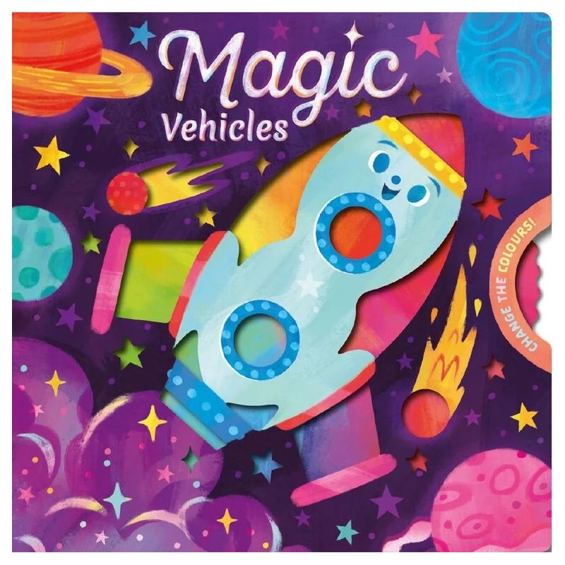 Magic Vehicles Board Book