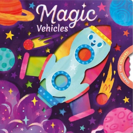 Magic Vehicles Board Book