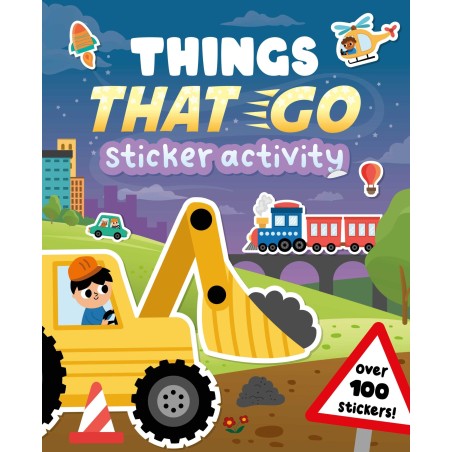 Things That Go Sticker Activity Book