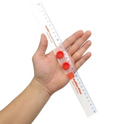KUM 30cm Ruler Stop&GO