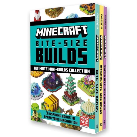 Minecraft Bit-Size Builds 3-Book Set