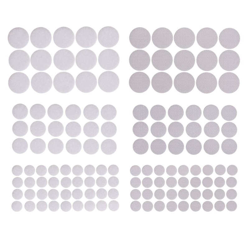 Assorted Self Adhesive Velcro Dots (Pack of 69)
