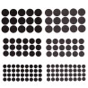 Assorted Self Adhesive Velcro Dots (Pack of 69)