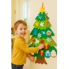 DPCraft Felt Christmas Tree with 25 Removable Ornaments