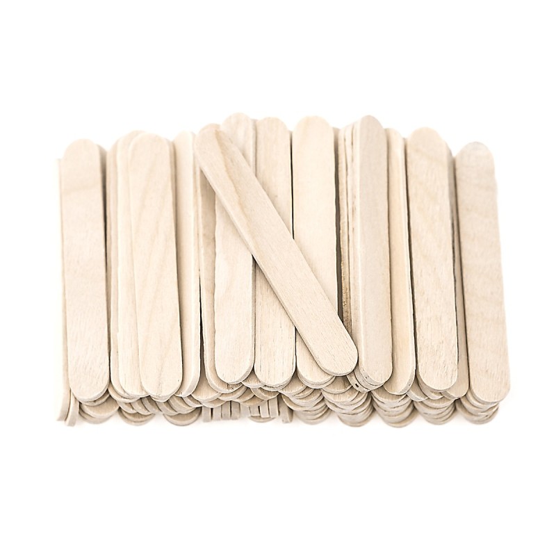 Mini Creative Lollipop Sticks Natural (Pack of 100)