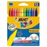 BIC Plastic Crayons (Pack of 12)