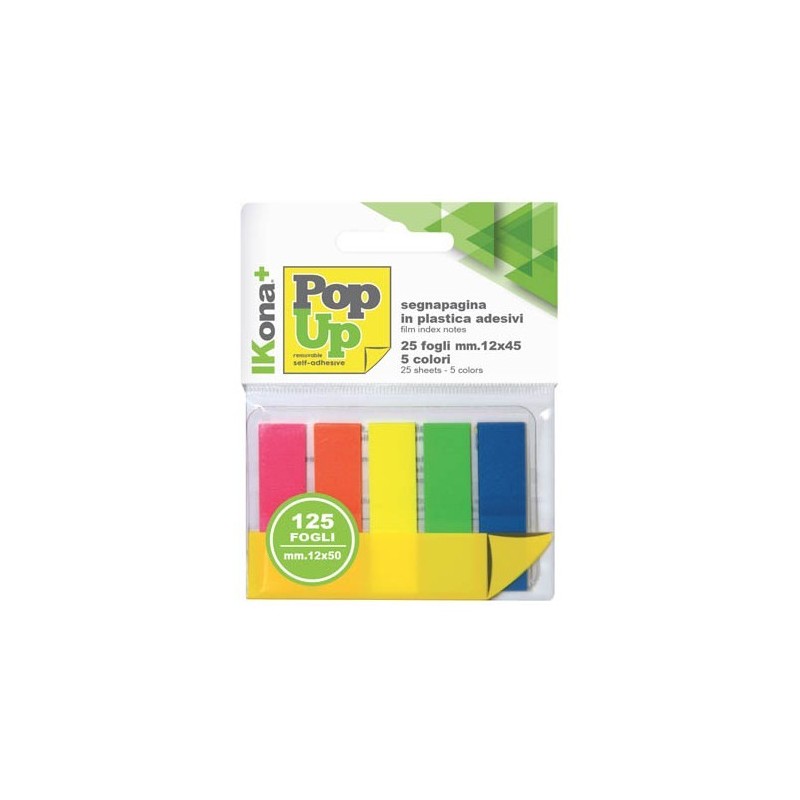 Ikona+ Popup Tab Sticky Notes (Pack of 125)