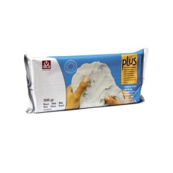 Plus Air Dry Clay 500g (White)