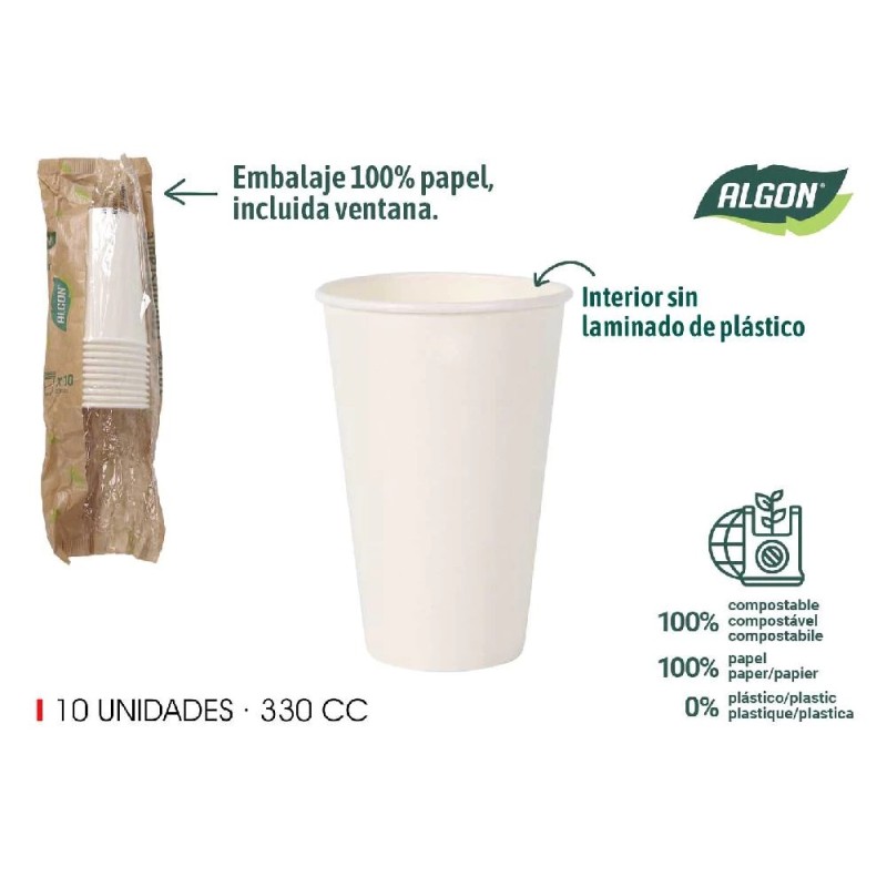 Paper Cups 330ml (Pack of 10)