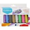 Starpak Acryllic Paint Metallic (Pack of 8 - 25ml)