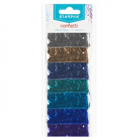 Starpak Metallic Confetti Pack (7 Colours - 2gr)