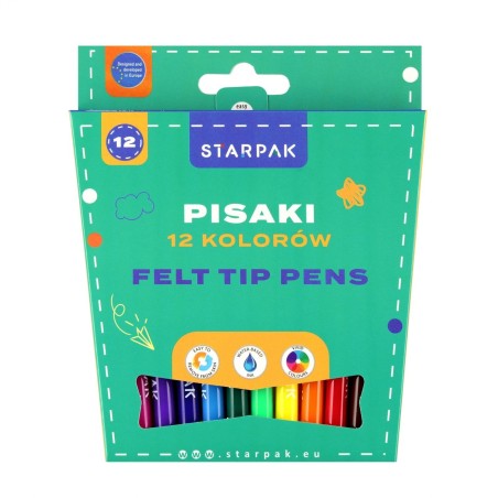 Starpak Felt Tip Pens (Pack of 12)