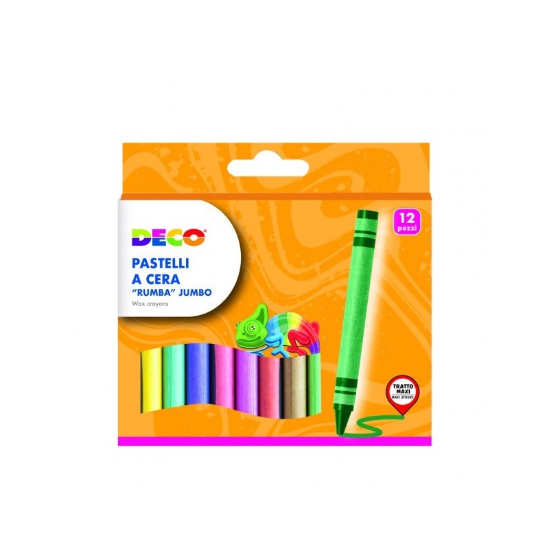 DECO Jumbo Crayons (Pack of 12)