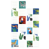 SafariExercise Book Labels (2 Sheets - 12 Labels)