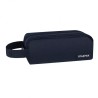 Starpak Pencil case 2 zippers navy blue