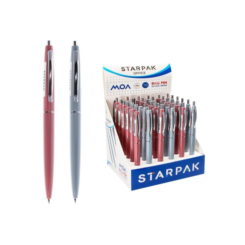 Starpak Retractable Ball Pen MOA (Blue Ink)