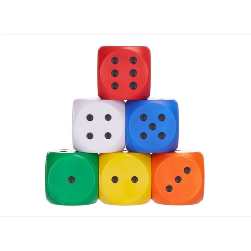 Large Foam Dice 6cm