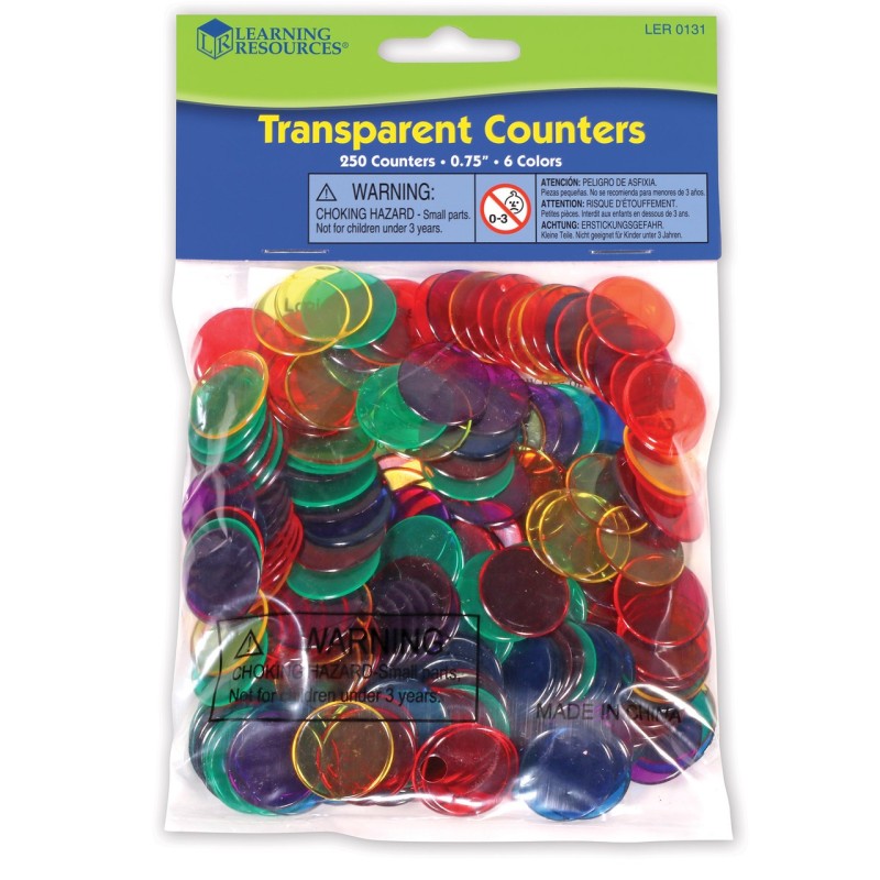Transparent Counters (Set of 250)