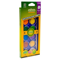 Cricco Watercolour (Pack of 12) - Includes Brush