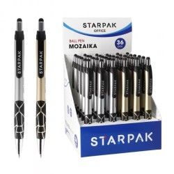 Mozaika Retractable Pen (Blue Ink)