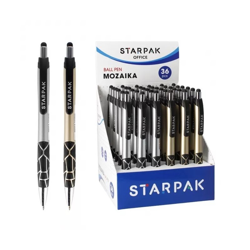 Mozaika Retractable Pen (Blue Ink)