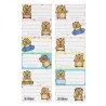 Teddy Exercise Book Labels (2 Sheets - 12 Labels)