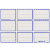 Frame Book Labels (1 Sheets - 9 Labels)