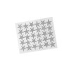 Stars Sticker Sheet (288 Stickers) - Silver