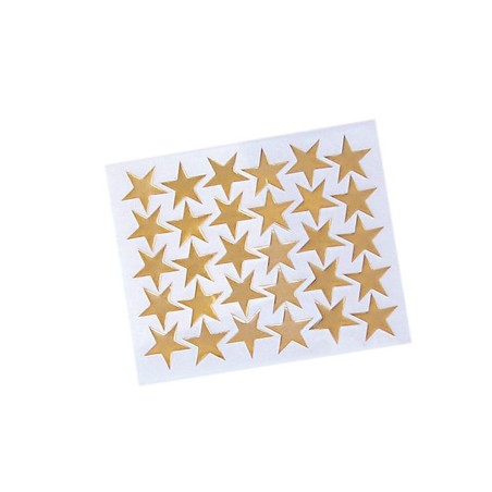 Stars Sticker Sheet (288 Stickers) - Gold