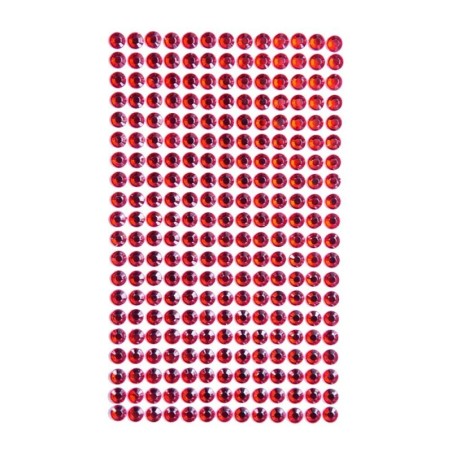 Adhesive Stones Dark Red 6mm (Pack of 260)
