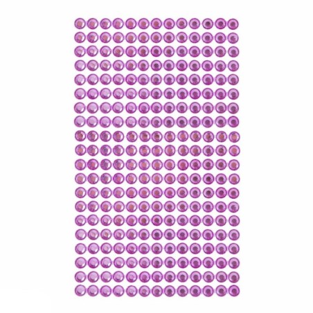 Adhesive Stones Dark Pink 6mm (Pack of 260)
