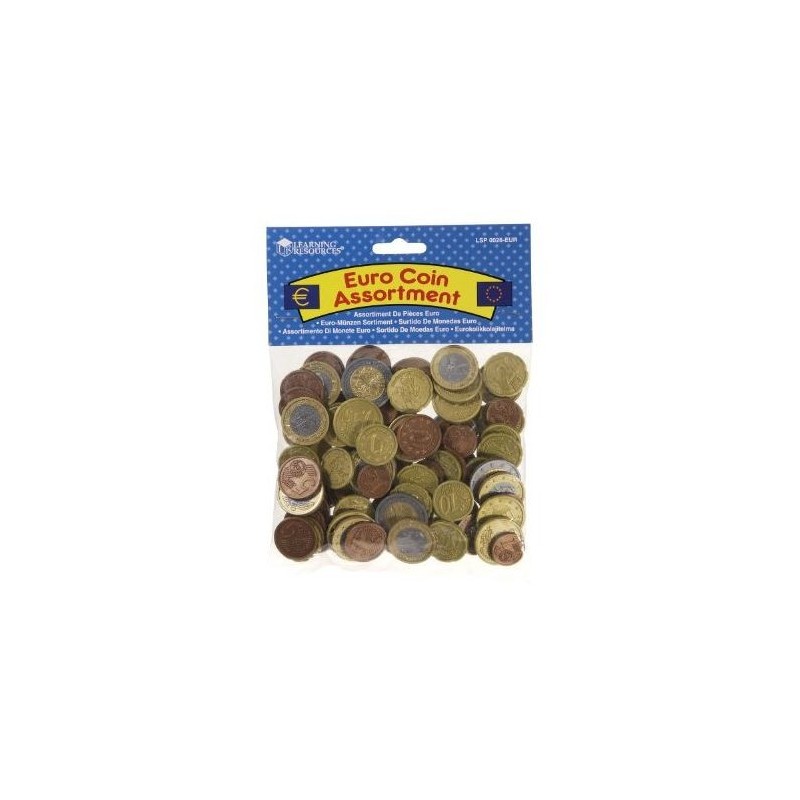 Learning Resources Euro Coins (Pack of 100)