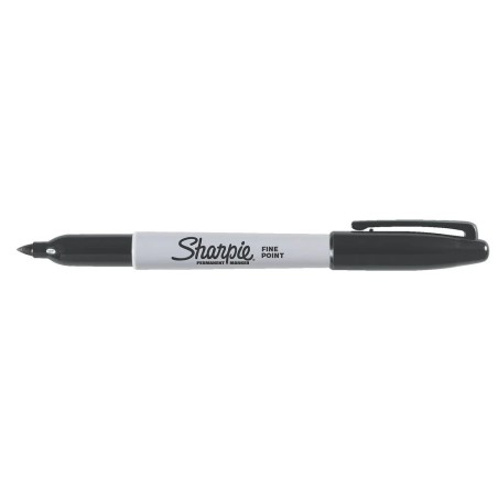 Sharpie Permanent Marker Fine Point Black