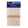 Jumbo Lollipop Sticks Natural Colour (Pack of 60)