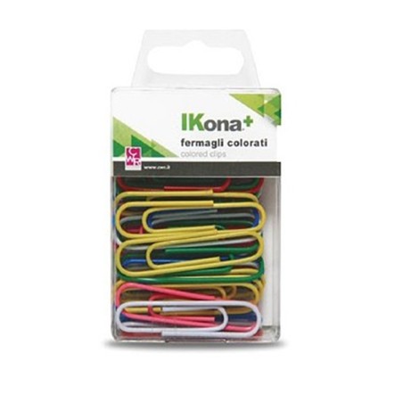 Ikona+ Colored Paper Clips (Pack of 50)