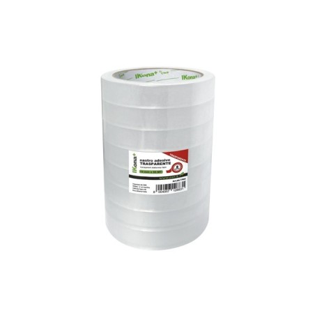 Ikona+ Adhesive Tape - 19mm x 66mt (Pack of 8)