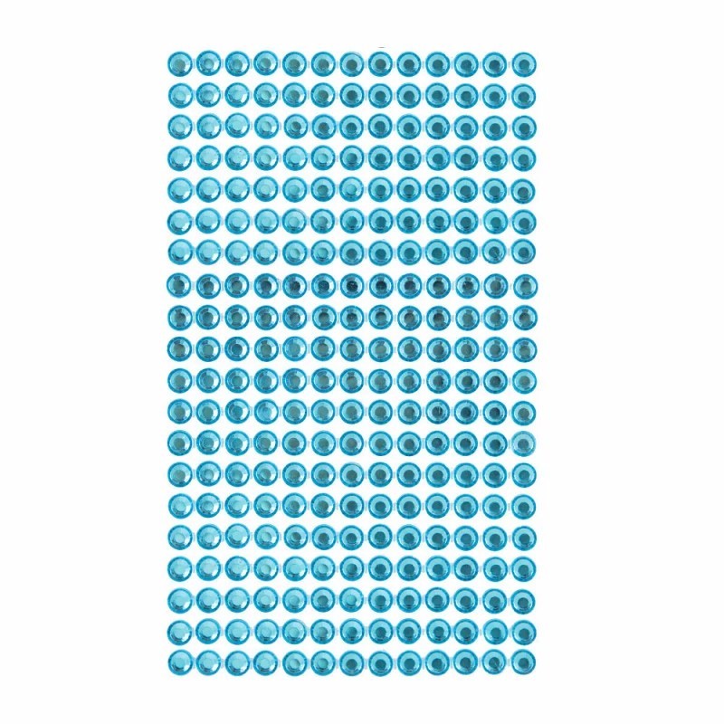 Adhesive Stones Blue 6mm (Pack of 260)