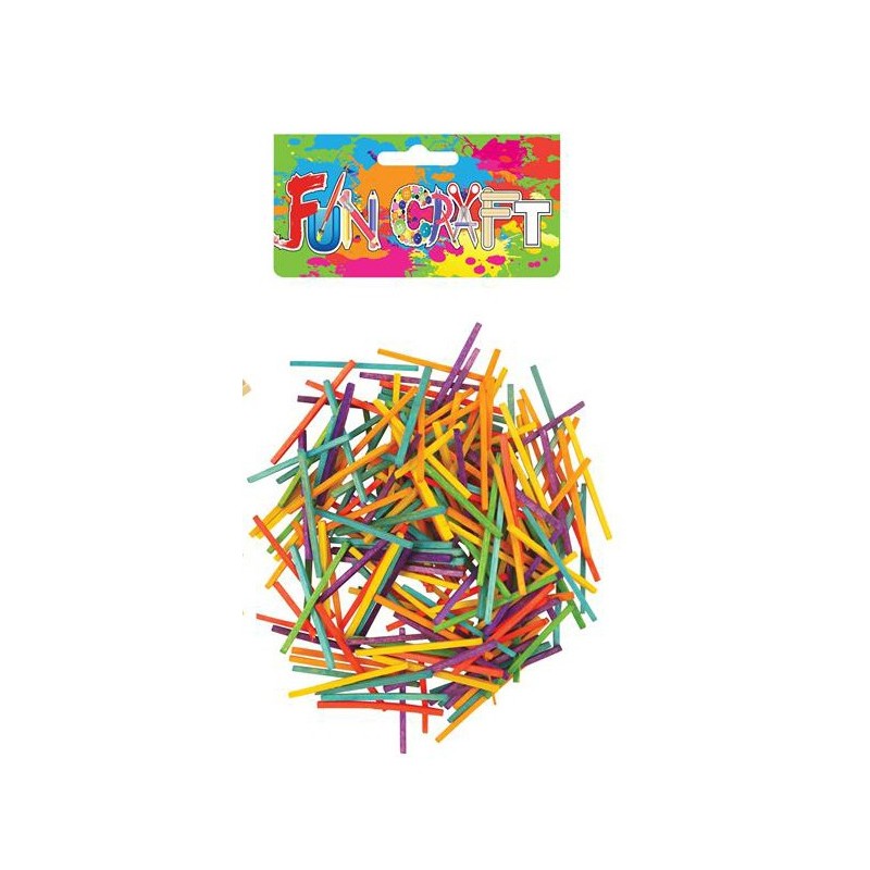 Craft Match Sticks (Coloured Pack)