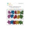 Assorted Glitter Foam Star Stickers