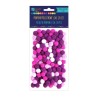 Assorted Pom Poms PURPLE (Pack of 120)