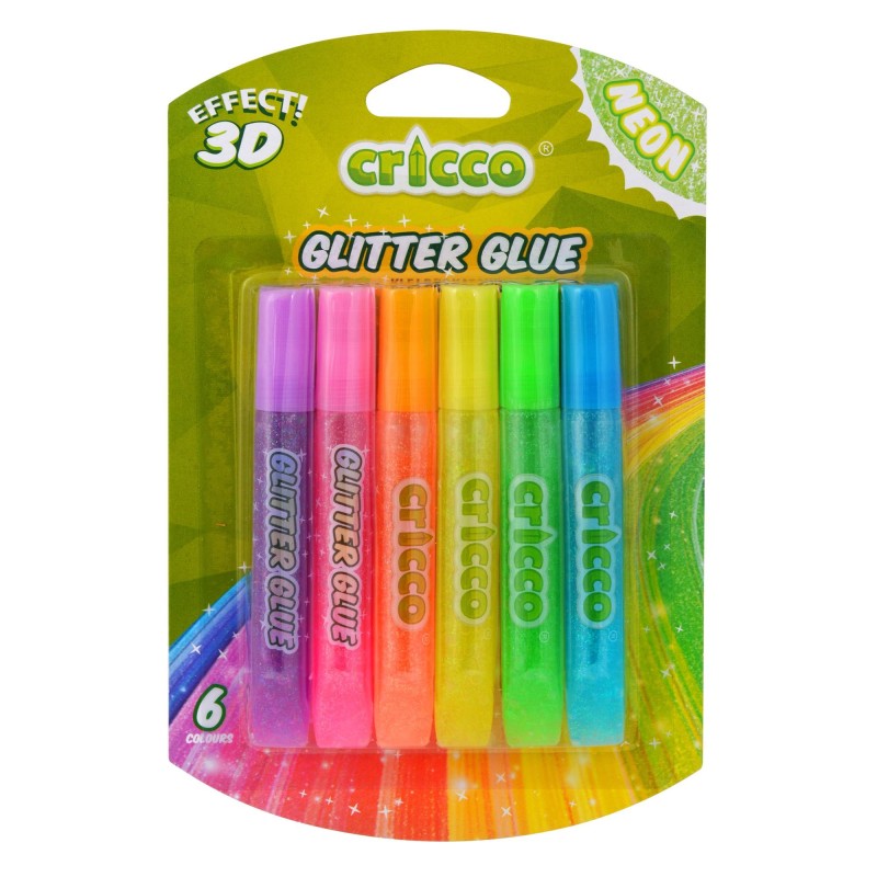 Glitter Glue NEON (Pack of 6)