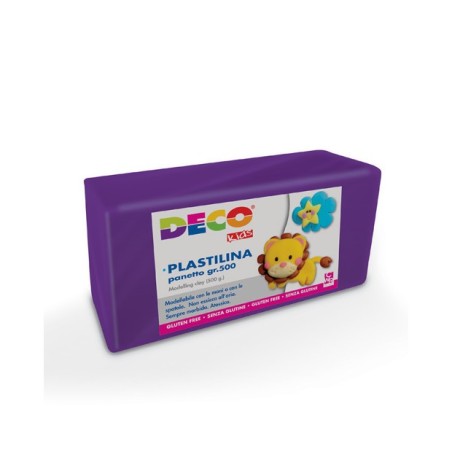 DECO Plasticine 500g (Purple)