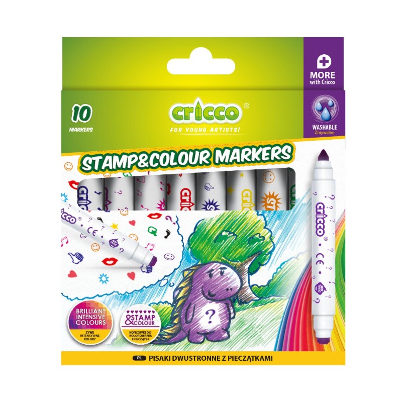 Stamp & Colour Washable Markers