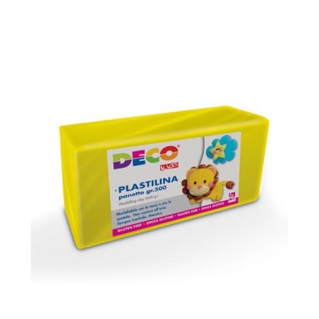 DECO Plasticine 500g (Yellow)