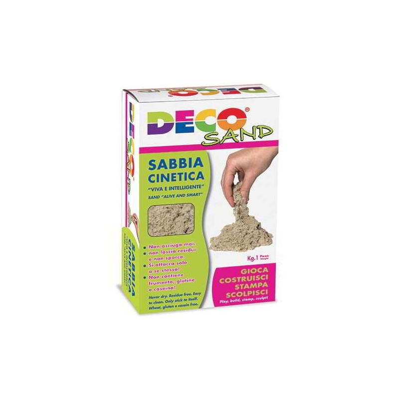DECO Kinetic Sand 1kg (Natural)